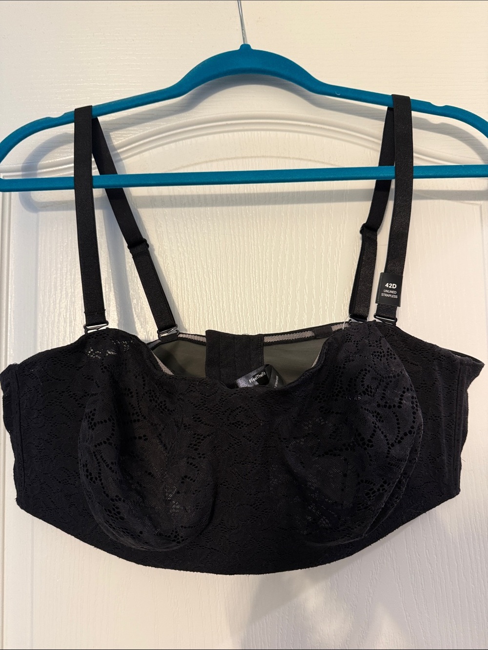 Torrid Black Lace Multi Way Bra - 42D New w tags!